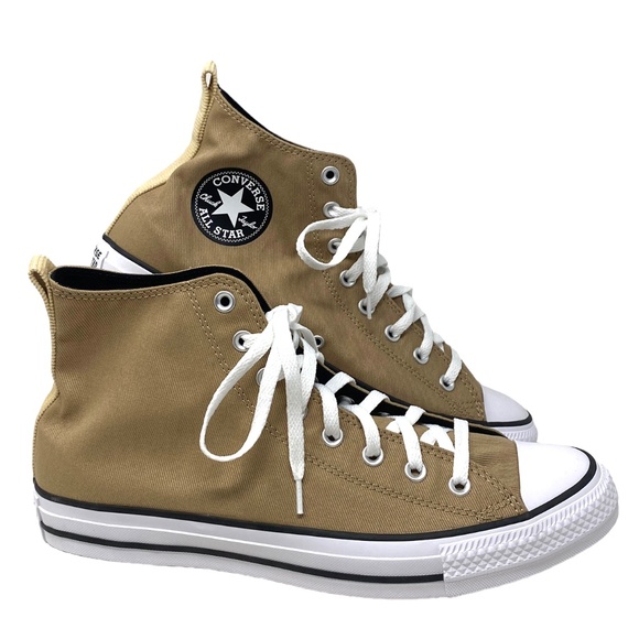 Converse Chuck Taylor High Top Shoes Nomad Khaki Canvas Women's Sneakers A02780F - Picture 2 of 10